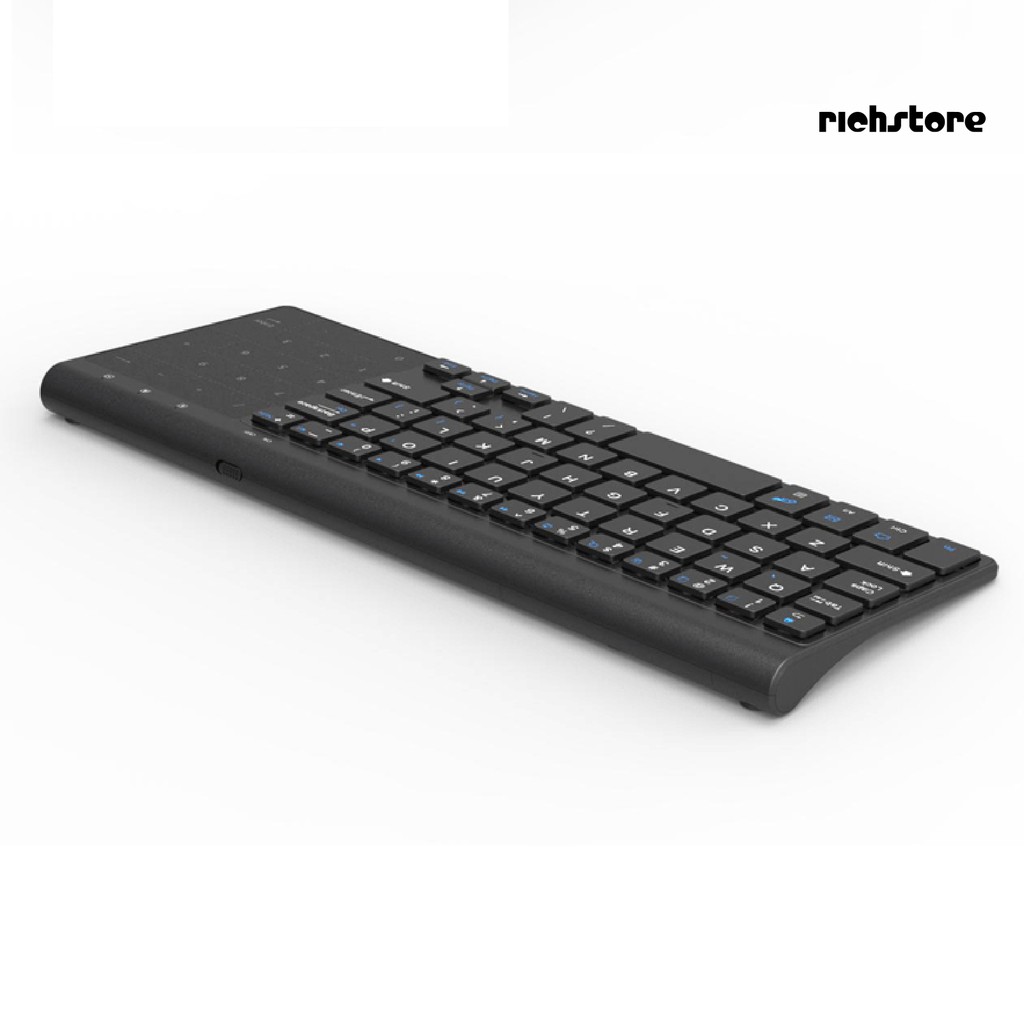 Bàn Phím Không Dây Tích Hợp Cảm Ứng 2.4g Thông Dụng Cho Android Windows Laptop Pc Tv Box