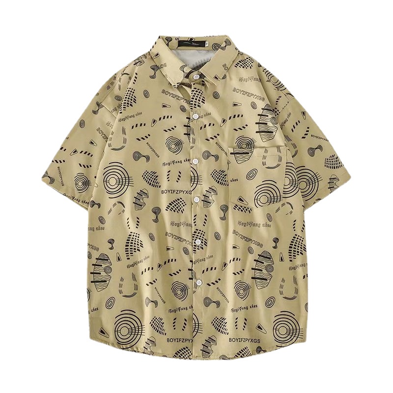 Áo Thun Tay Ngắn Dáng Rộng In Họa Tiết Thời Trang Mùa Hè Mới Size M-3XL Cho Nam