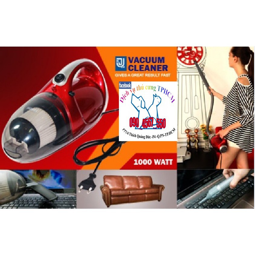 Máy hút bụi + thổi bụi 2 chiều, cầm tay 2in1, 1000W | WebRaoVat - webraovat.net.vn