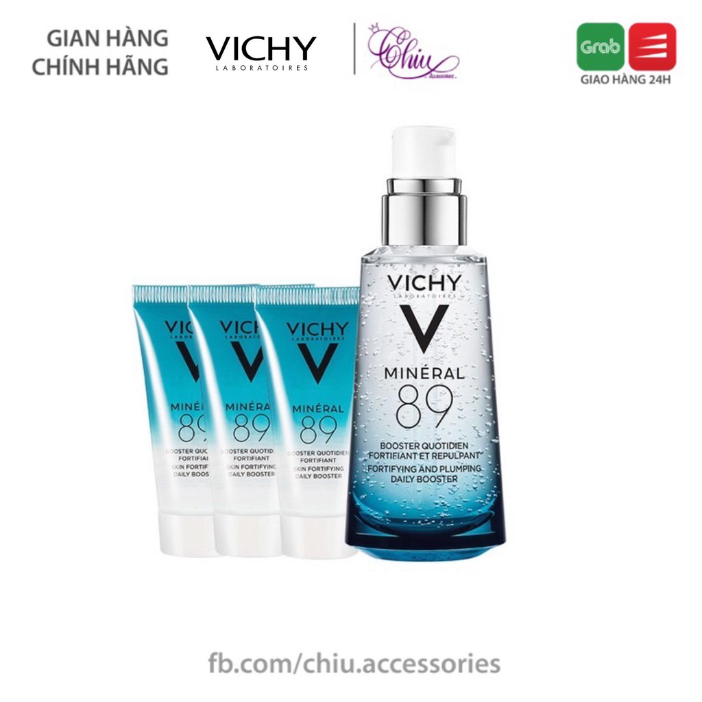 Dưỡng chất khoáng núi lửa cô đặc Vichy Mineral 89 tái tạo và phục hồi cho da (15ml/ 50ml)