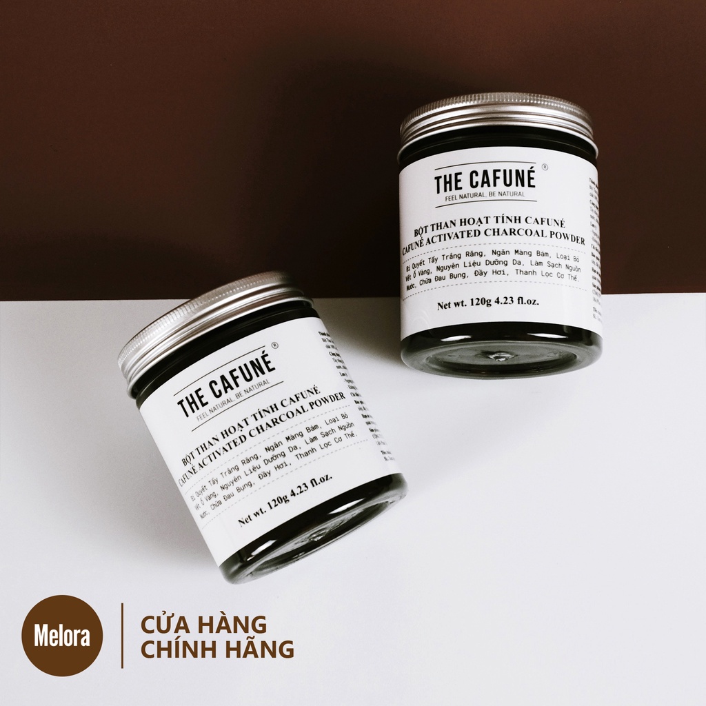 Than hoạt tính trắng răng hữu cơ Cafuné | Nhập Khẩu Nhật Bản | Giúp răng trắng sáng ,sạch mảng bám hiệu quả 120g