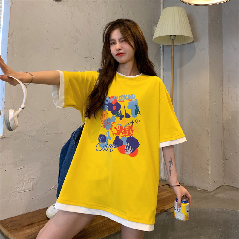 Áo thun tay ngắn kiểu dáng thời trang cho nữ