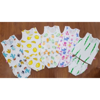 5 bộ cotton chip hàng đẹp cho bé