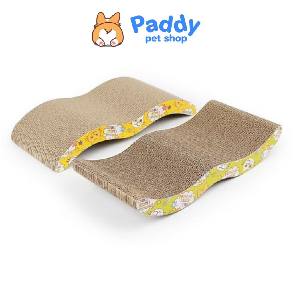 Bàn Cào Móng Giấy Cho Mèo + Tặng Kèm Cỏ Mèo (Catnip/Catmint)
