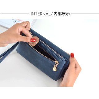 Ví da nữ nhiều ngăn dáng dài