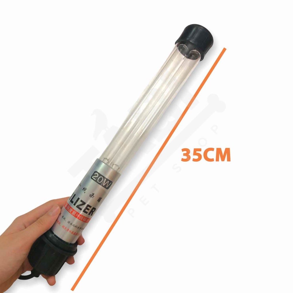 Đèn UV 20-30-40W Diệt Tảo Xanh Cho Hồ Cá Bị Xanh, Hồ Cá Ngoài Trời Bị Rong Rêu [Đèn UV 20-40W]