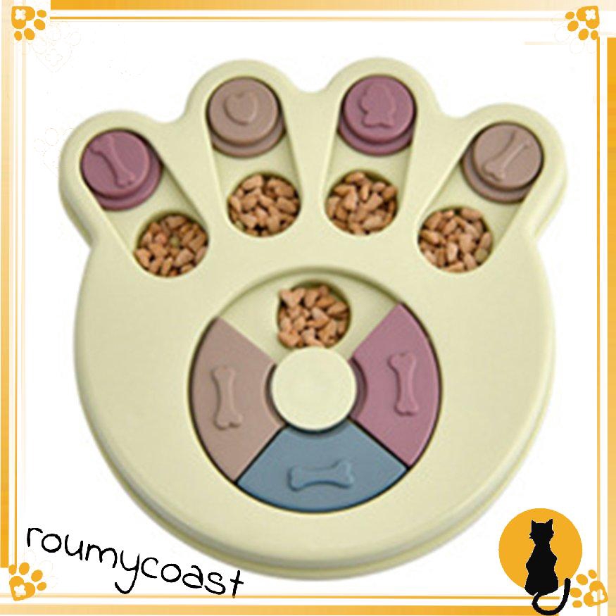 Poodle Dog Turntable Eating Puzzle Anti-cricket Food Bowl Pet Toy Slow Food  Anti-eating Slow Dog Bowl Pet Toy