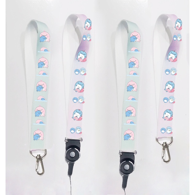 dây strap jinbeisan STI41 hoạt hình dây treo thẻ name tag ngắn cute dễ thương 15cm