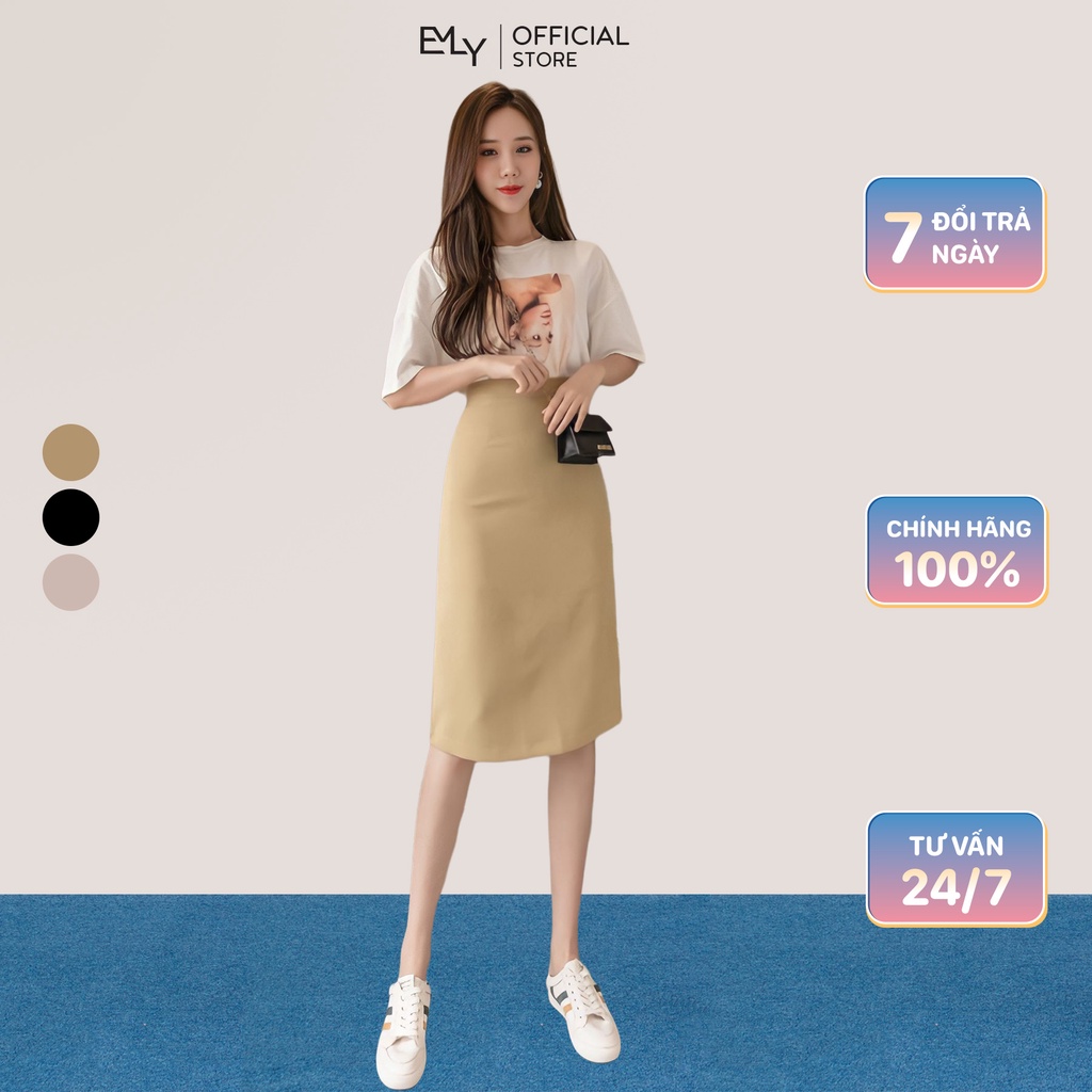 Chân váy bút chì dài dáng ôm Emilyshop