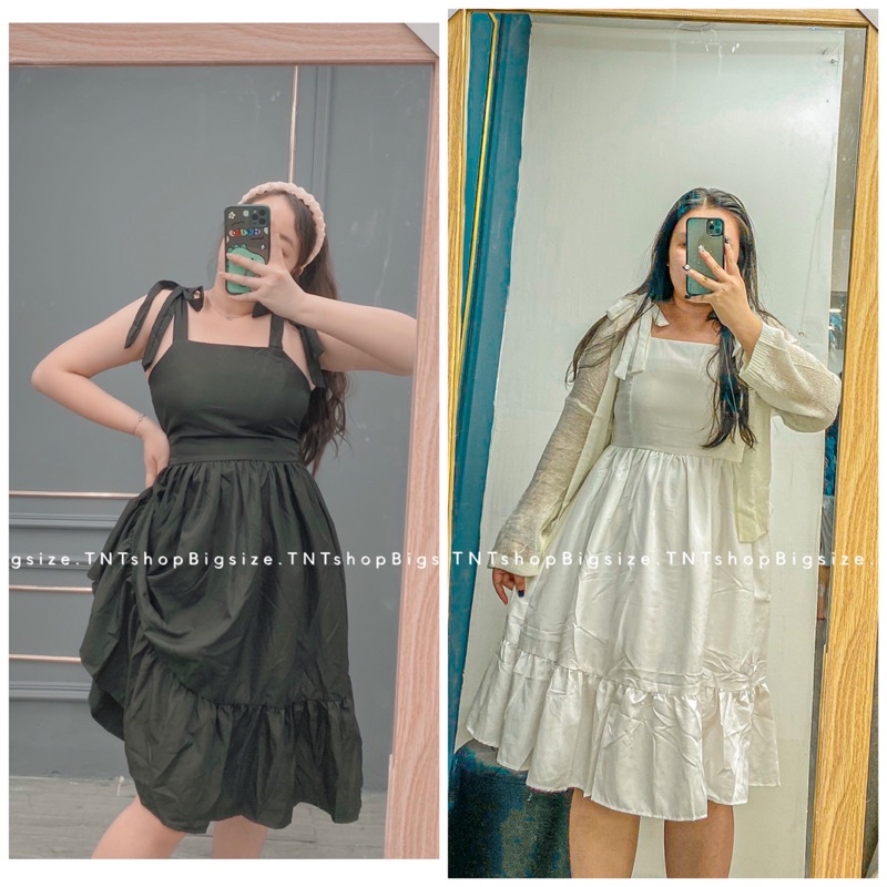 [Mã FAMARAL1 giảm 10K đơn 50K] ĐẦM MAXI HAI DÂY [ TNT SHOP BIGSIZE 60kg 90kg ] | BigBuy360 - bigbuy360.vn