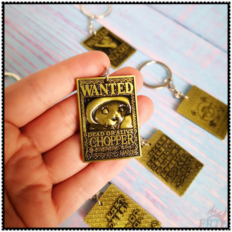 1 Móc Khóa Kim Loại Hình Nhân Vật Phim One Piece 6 Kiểu Lựa Chọn