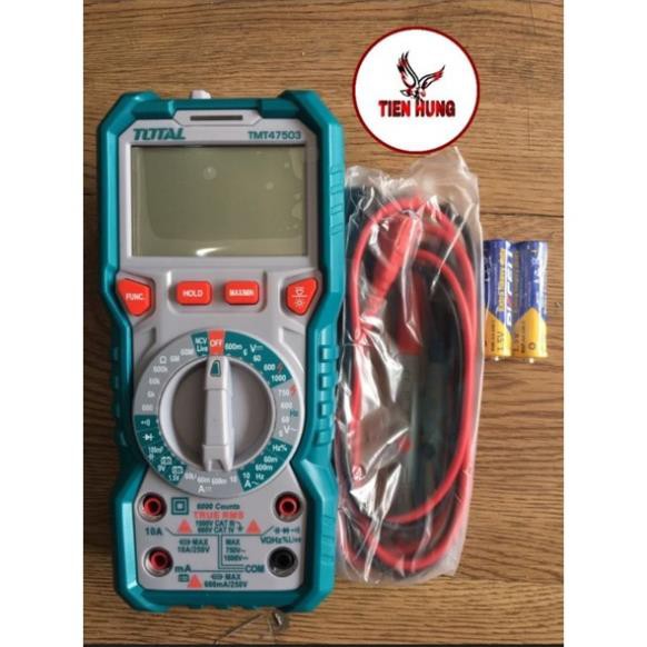 TH 600A Đồng hồ đo điện vạn năng Total TMT47503 GIATRITHUC