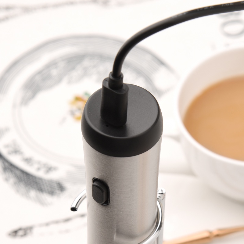 Uareliffe Portable Electric Milk Frother USB Rechargeable Mini Foamer Coffee Maker Egg Beater Chocolate Stirrer Portable Blender Whisk Tools