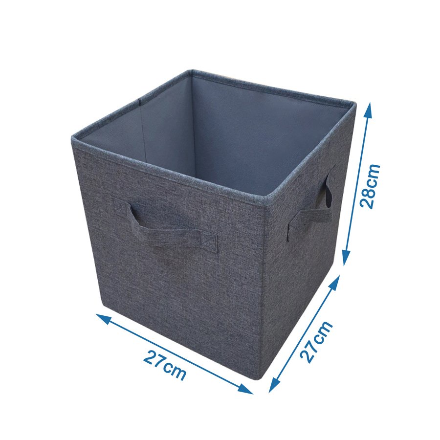 Hộp vải đựng đồ đa năng cube không nắp TD4 kích thước 28x28x28cm chính hãng dododios