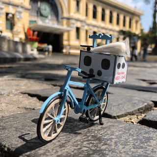 Mô hình gỗ lắp ráp DIY- Thế Giới Tí Hon -Hàng Rong- XE KẸO KÉO - HR03