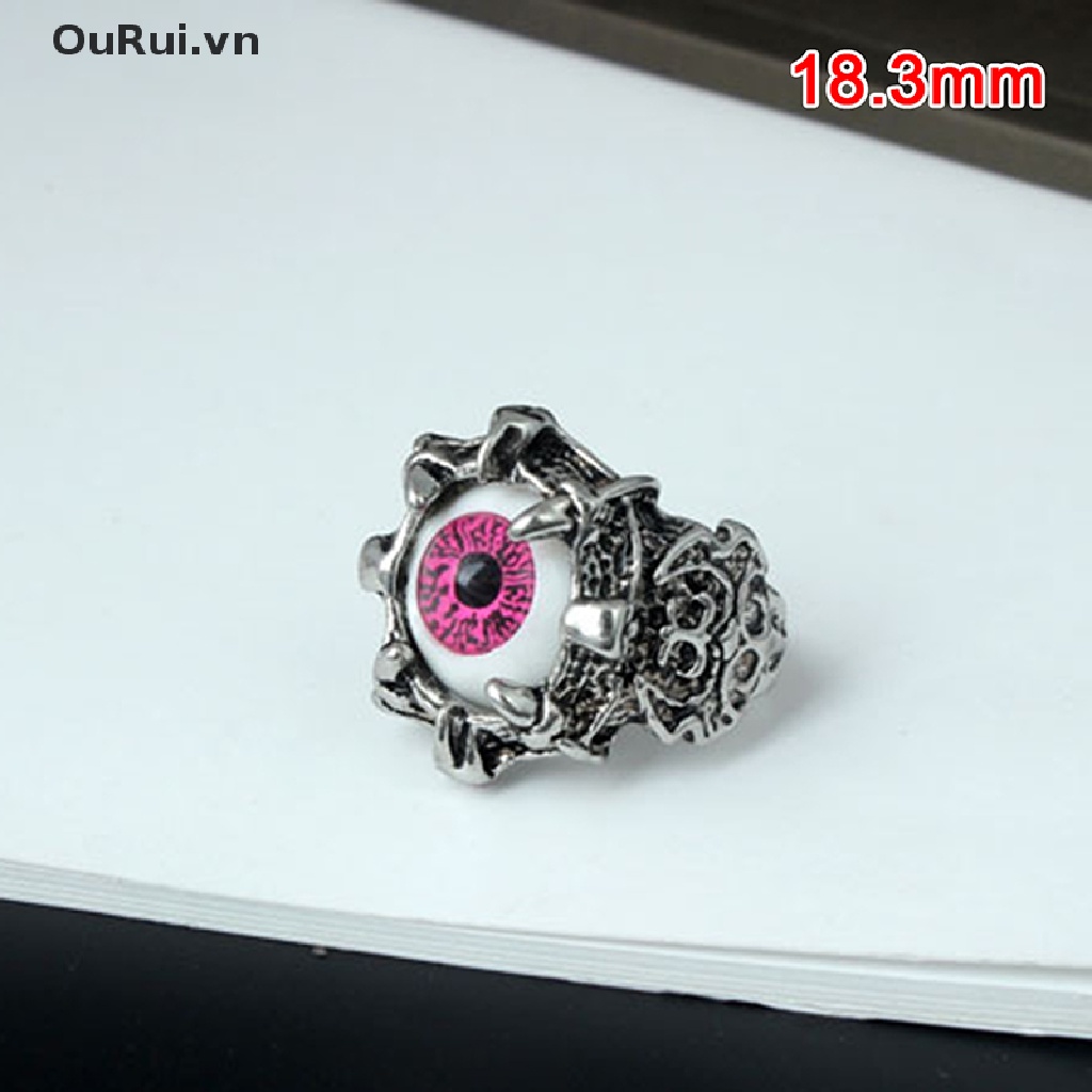 Nhẫn Đôi Mắt Bằng Thép Không Gỉ Độc Đáo
