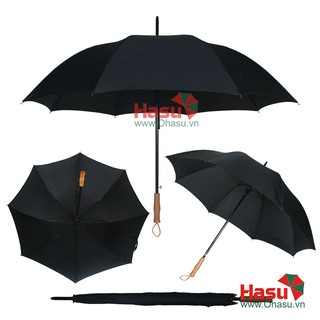Ô dù cán dài chống tia uv Hasu Đặc biệt vải Pongee tráng nhựa nhiều màu lựa chọn