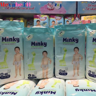 02 Bỉm quần cao cấp Minky M60/L56/XL52/ XXL48