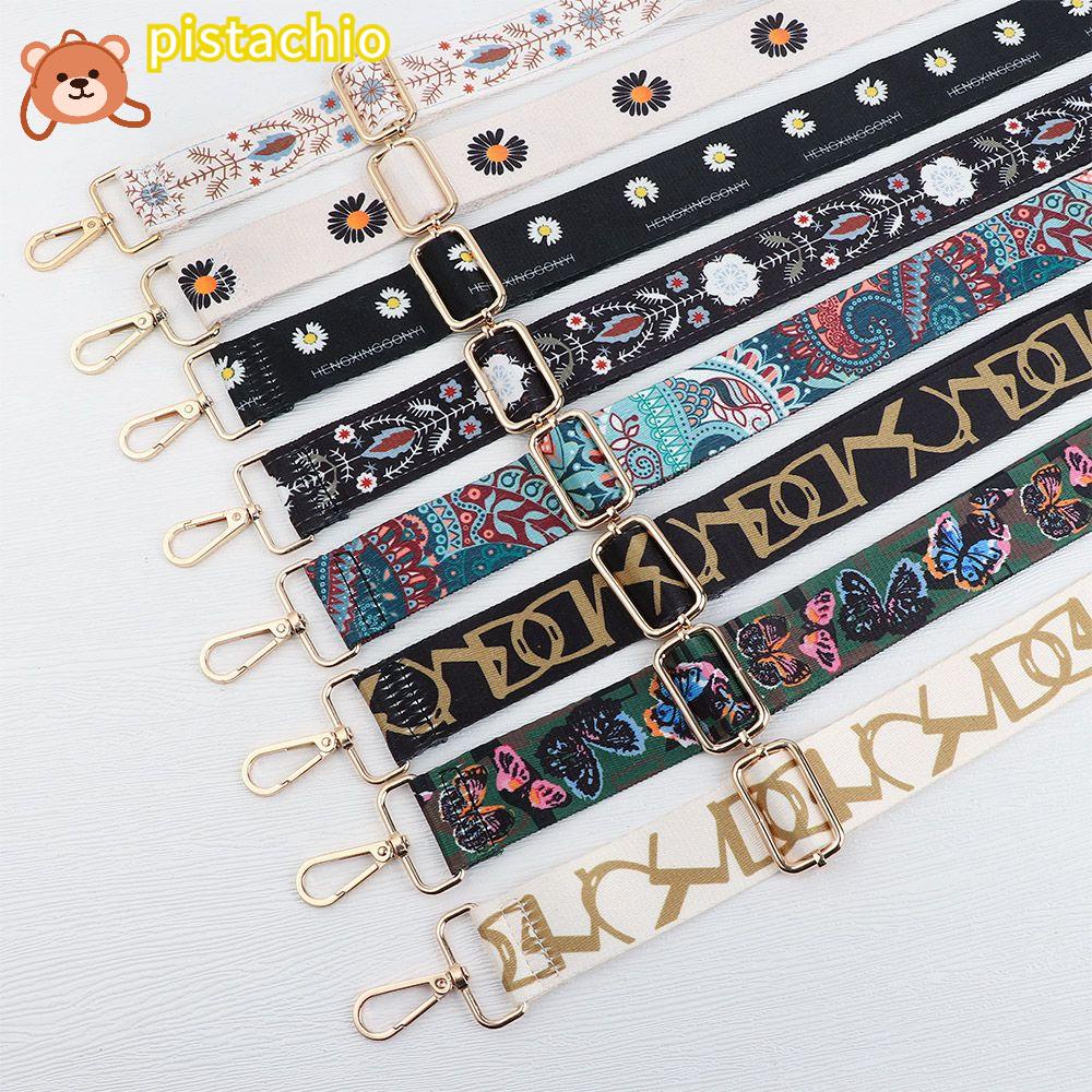 ✪Pistachio✪ Dây Đeo Túi Xách Nylon Bản Rộng Có Thể Điều Chỉnh Màu Sắc Thời Trang Cho Nữ