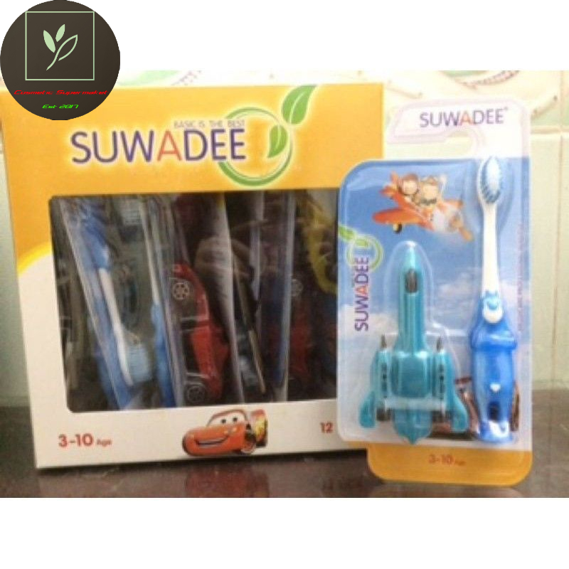 Hộp 12 cây bàn chải đánh răng trẻ em Suwadee