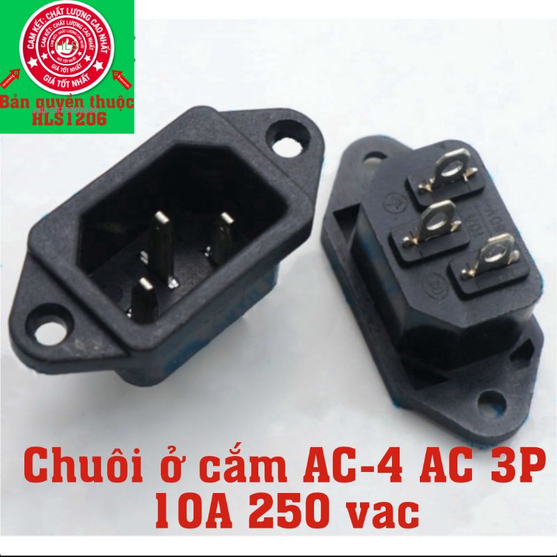 Ổ cắm máy tính nồi cơm AC 10A 250 VAC