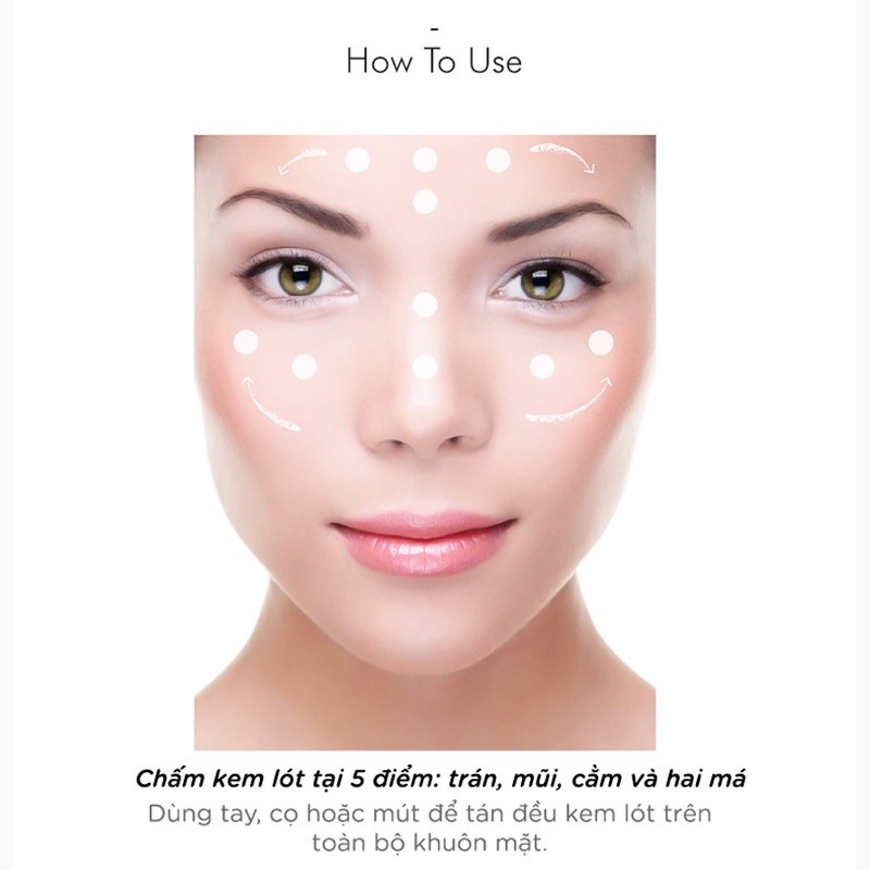 Kem lót trang điểm trắng da cao cấp VACCI – SPF 10