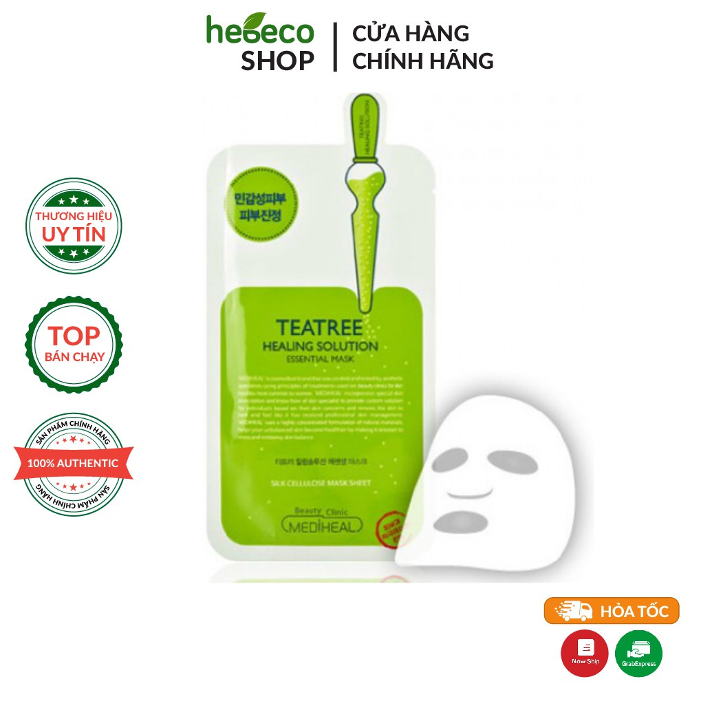 Mặt Nạ Ngừa Mụn Và Dưỡng Ẩm Mediheal Tea Tree Care Solution Essential Mask Ex - Hàn Quốc Chính Hãng