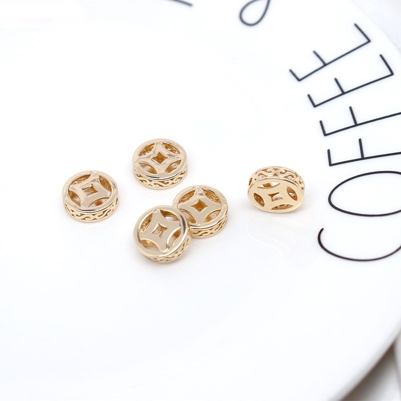 Chuỗi Hạt Đồng 14K Dùng Làm Vòng Tay Thủ Công diy