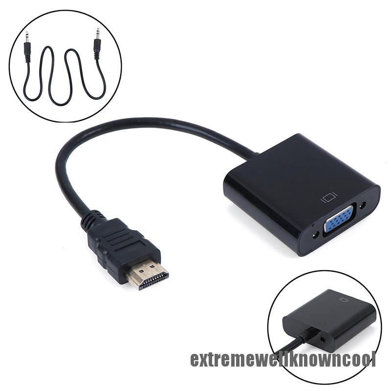 Bộ Chuyển Đổi Hdmi Sang Vga 1080p Cho Máy Tính
