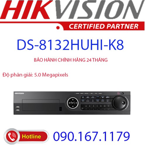Đầu ghi hình HD-TVI 32 kênh TURBO 4.0 HIKVISION DS-8132HUHI-K8