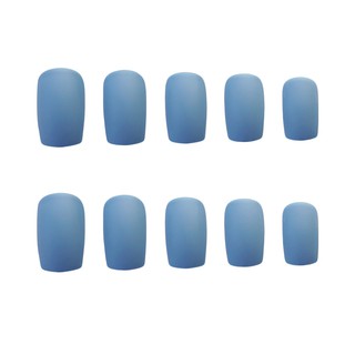 Hộp 24 Móng Tay Giả Blue Nhám
