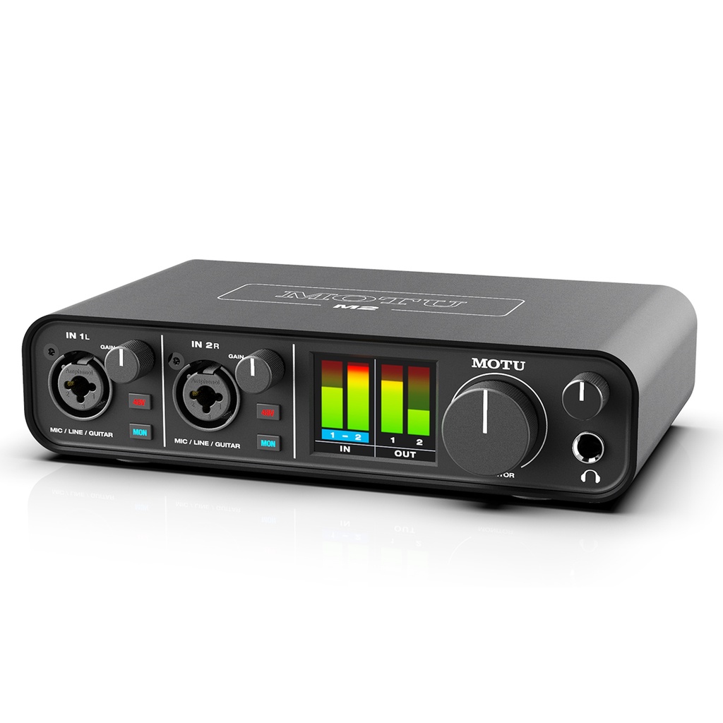 SOUNDCARD MOTU M2 VÀ MICRO AT2020