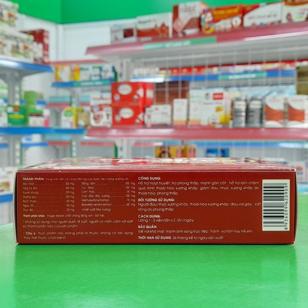 Tê Nhức Xương Khớp- Hỗ trợ hoạt huyết, trừ phong thấp, mạnh gân cốt, hỗ trợ làm chậm quá tình thoái hóa xương khớp