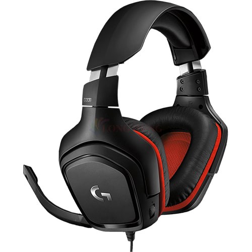 Tai nghe chụp tai có dây Logitech G331 - Hàng chính hãng - Thiết kế cá tính, khả năng xoay 90 độ, âm thanh chi tiết
