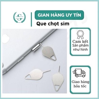 Que chọt sim ( que chọc sim) điện thoại