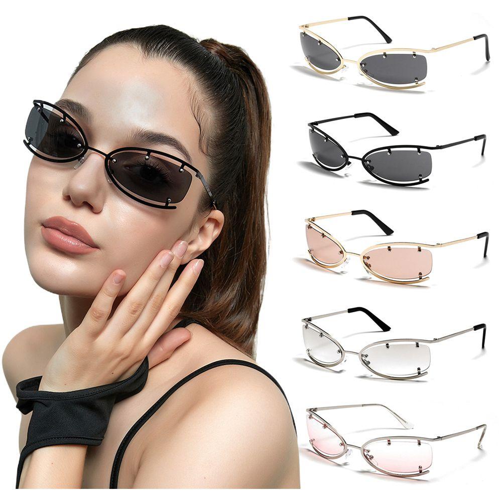Kính Mát Thời Trang Không Gọng Phong Cách Punk Năm 2000 Y2K 2022