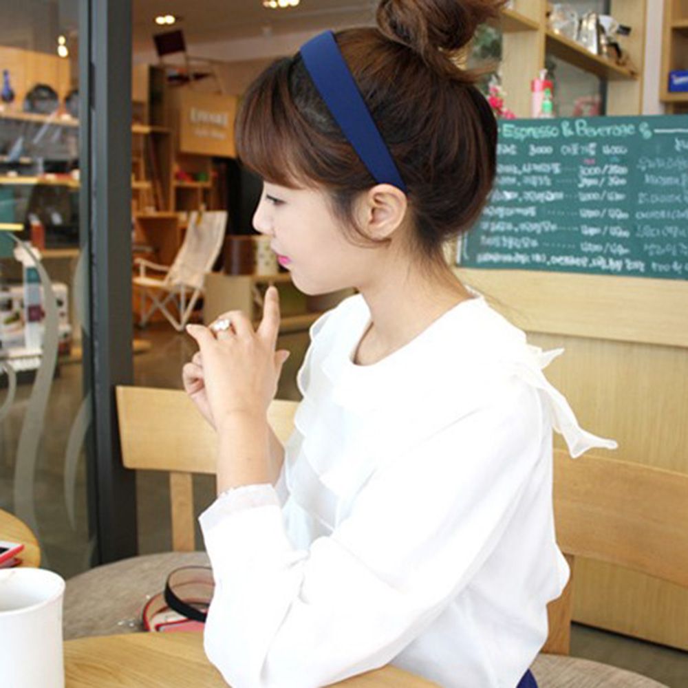 (Hàng Mới Về) Băng Đô Cài Tóc Bằng Nhựa Nhiều Màu Phong Cách Hàn Quốc