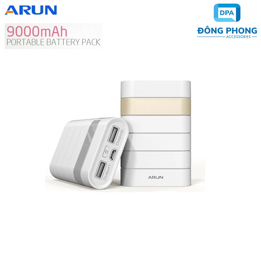 Sạc Dự Phòng Arun 9000mAh Chính Hãng