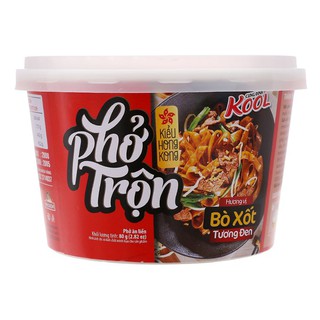 Phở trộn vị bò xốt tương đen Cung Đình Kool - Phở ăn liền kiểu Hong Kong 80g/hộp