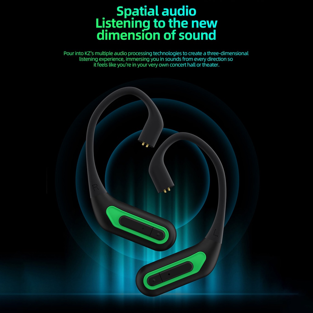 Tai nghe bluetooth không dây KZ AZ10 5.2 âm thanh HiFi dạng móc vành tai kiểu dáng thể thao