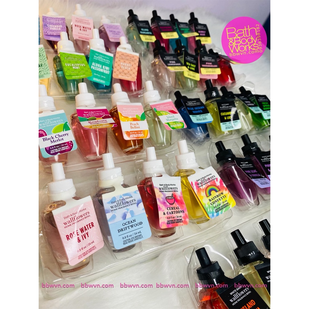 Tinh dầu thơm phòng Bath and Body Works Wallflower Home Fragrance Refills 24ml