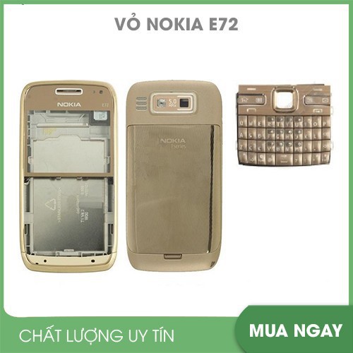 Vỏ Nokia E72 loại đẹp Kín Khít Như Mới