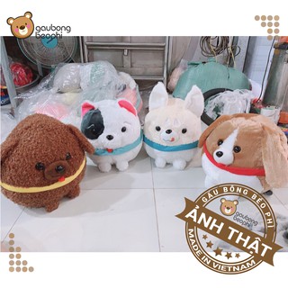 Gối Mền Chó Tròn Gấu Bông Béo Phì