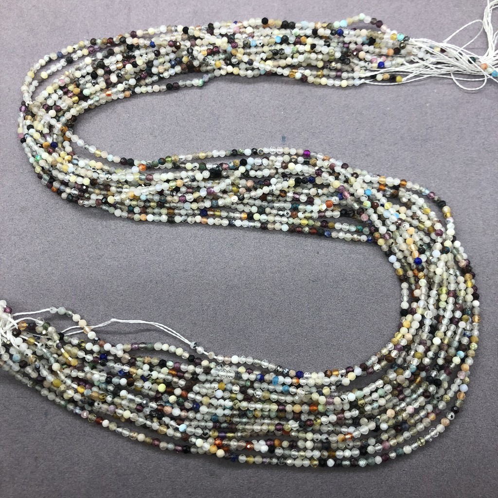 Chuỗi Hạt Đá Thạch Anh Tự Nhiên 2 / 3 / 4mm