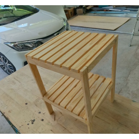 Kệ Gỗ 2 Tầng 80x26x50cm (Dài x Rộng x Cao) Gỗ Thông Siêu Đẹp