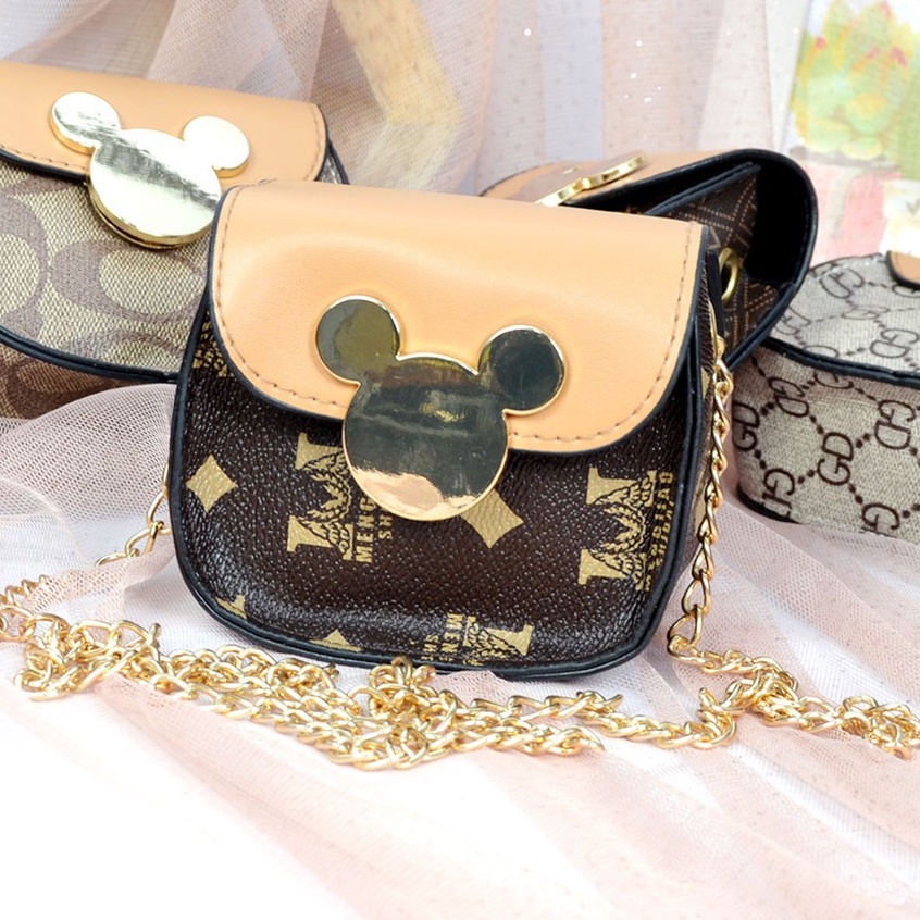 Túi đeo chéo mini hình chuột mickey Cao Cấp