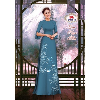 Vải áo dài phong cảnh
