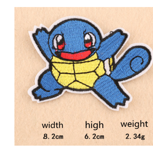 Miếng dán kiểu ủi/thêu trang trí quần áo hình Pokemon