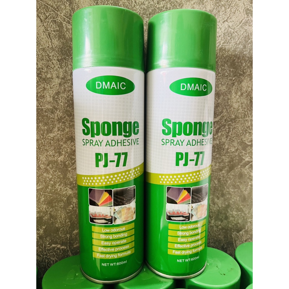 Keo xịt PJ77 dán decal, giấy dán tường, xốp dán tường,gỗ, sàn cao cấp