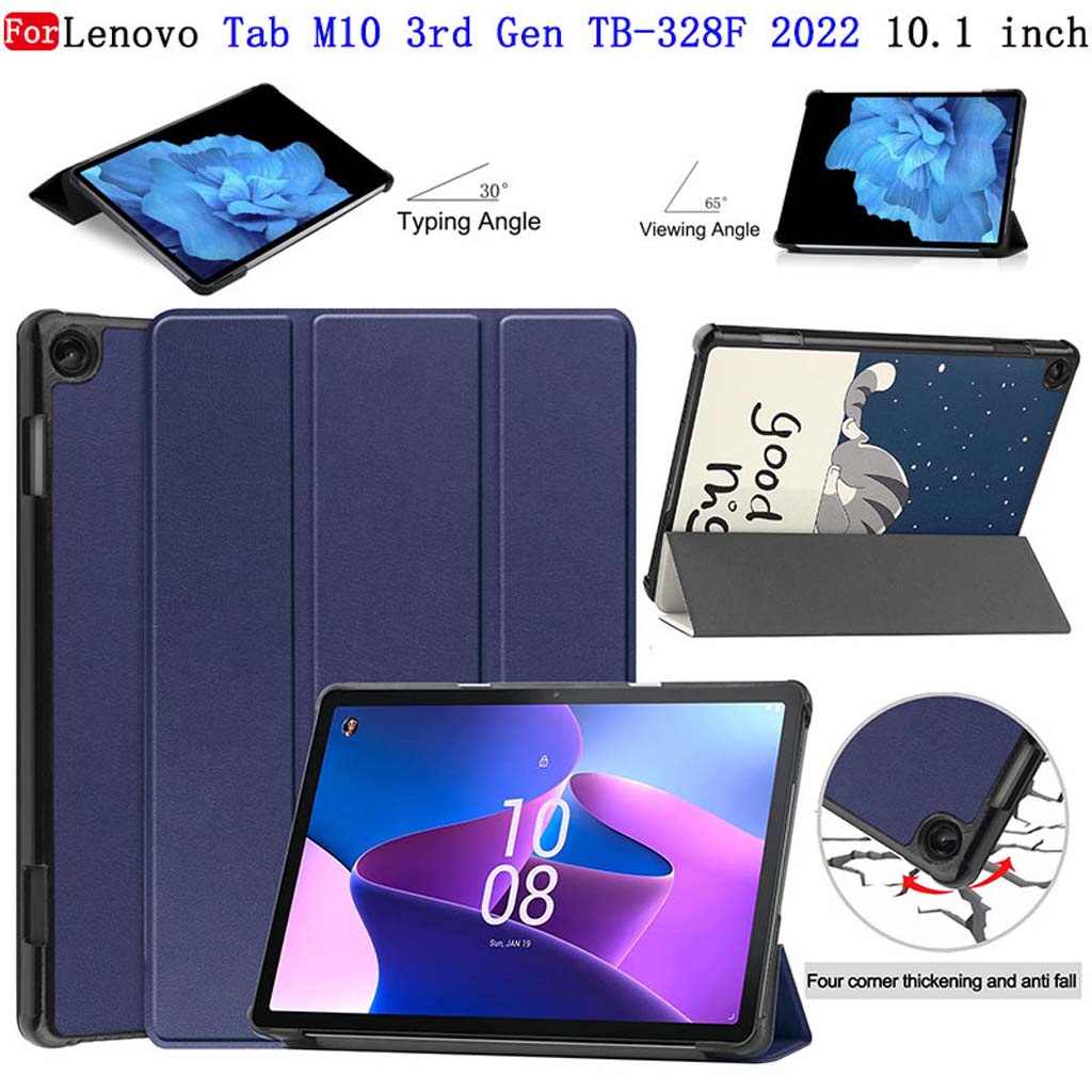 Ốp Lưng Da PU Cho Lenovo Tab M10 3rd Gen 10.1inch 2022 TB-328F